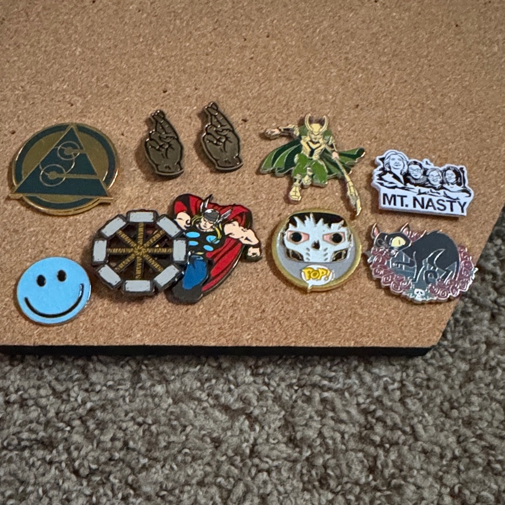 Assorted Enamel Pin Collection - image 1